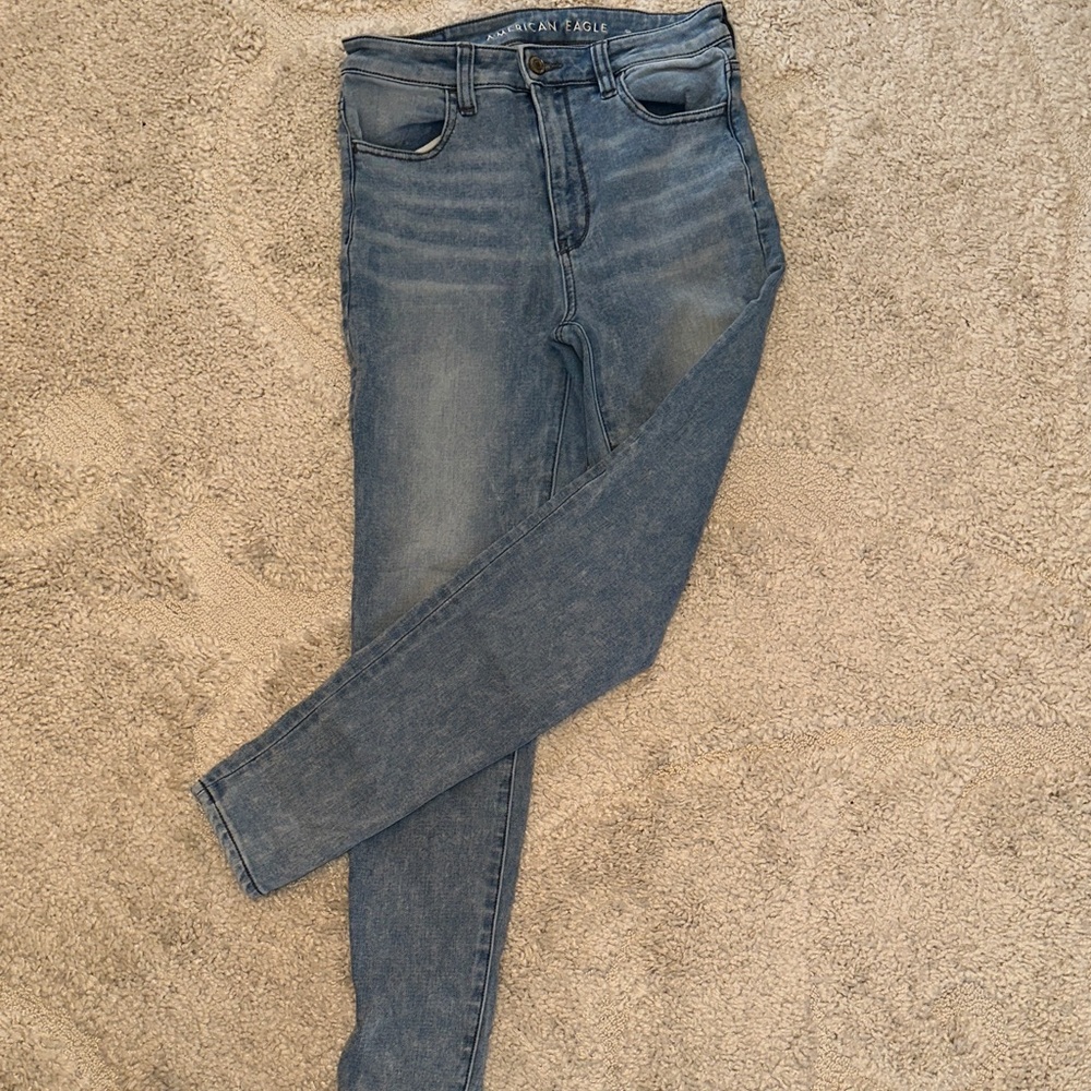 American Eagle Super High Rise jeggings
